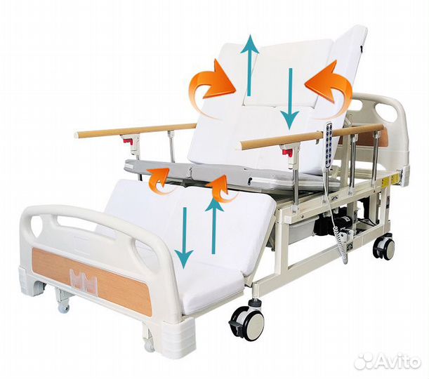 Медицинская кровать для лежачих больных дб11а туал