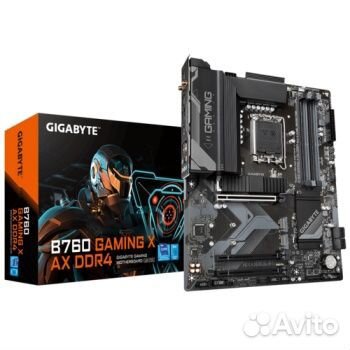 Gigabyte B760 gaming X AX DDR4, Socket 1700 новая