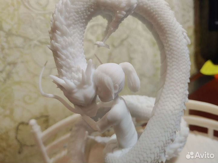 Хаку и Тихиро на мостике