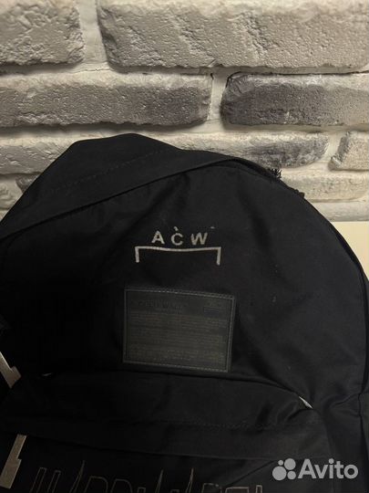 Рюкзак A Cold Wall Black Logo Оригинал