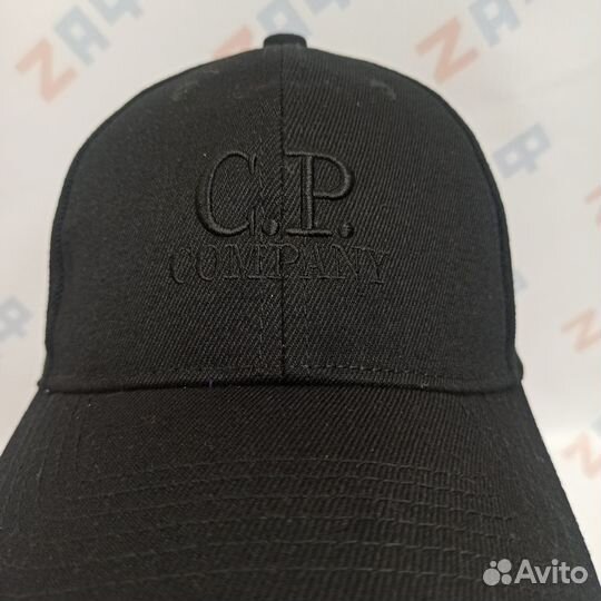 Кепка с очками CP Company 10977, чёрная C.P