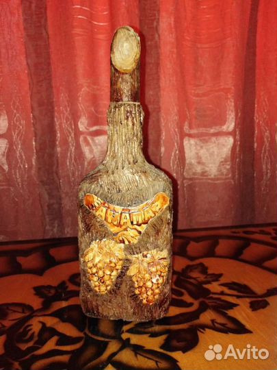 Декорированая бутылка для вина 0.5л