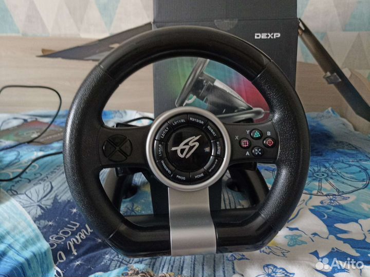 Игровой руль dexp wheelman