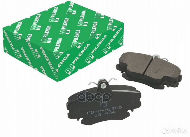 Колодки тормозные дисковые перед FDP2885 pilenga