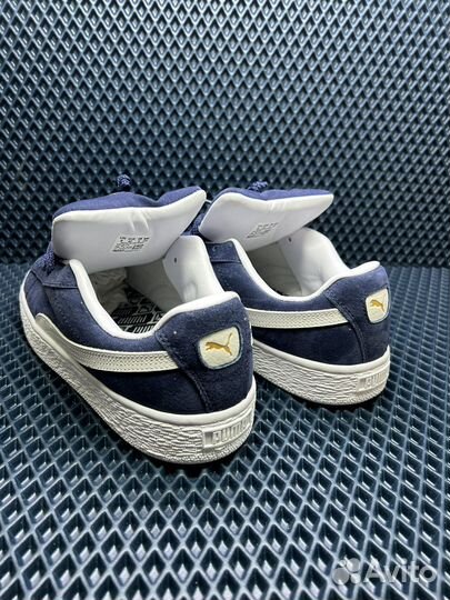 Кроссовки puma suede xl navy 41-45 замшевые