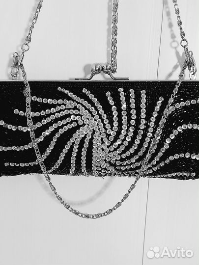 Вечерняя сумочка клатч из бисера и пайеток. Новая