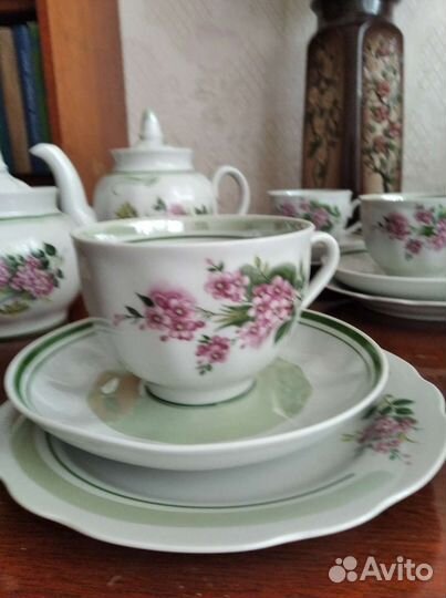 Чайный сервиз,20 предметный,новый,Дулево,1995 г