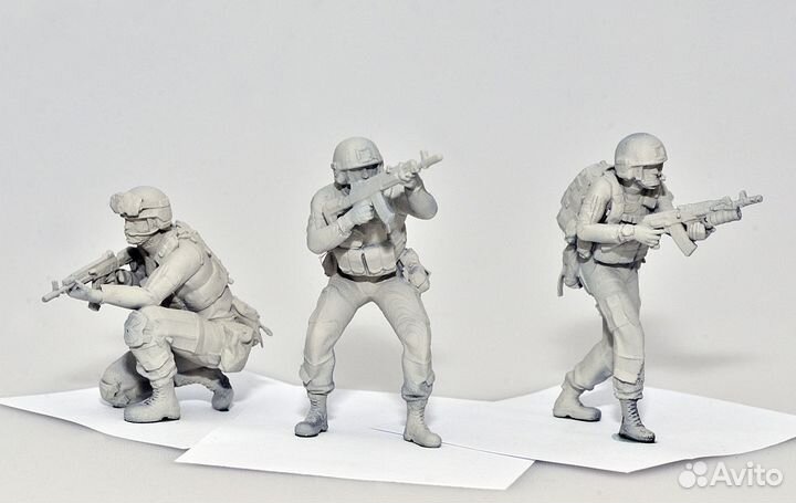 Фигурки. Современные бойцы ссо 1/35 1/43