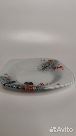 Тарелка новогодняя