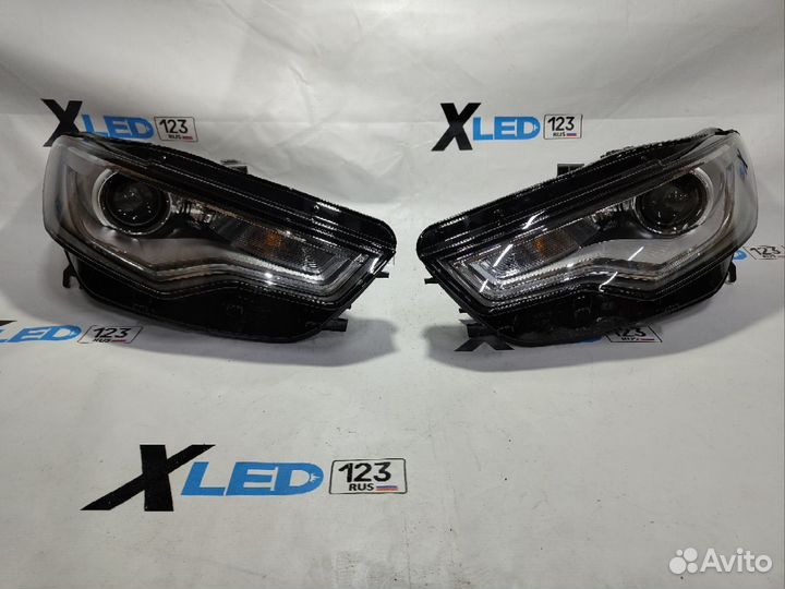 Фара левая правая audi A6 C7 дорест ксенон в сборе
