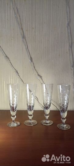 Хрусталь Графин Лафитики Стопки