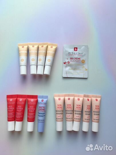 Erborian миниатюры, полноразмеры, сс, bb, кремы