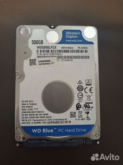 HDD 500Gb (2.5 / 3.5)
