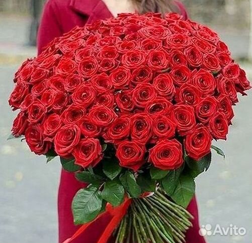 Высокие розы Доставка цветов