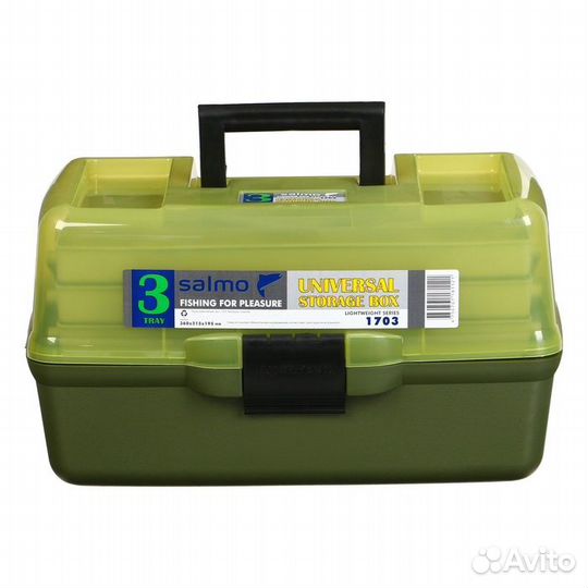 Ящик рыболовный пластиковый Salmo 3х-полочный 03 м