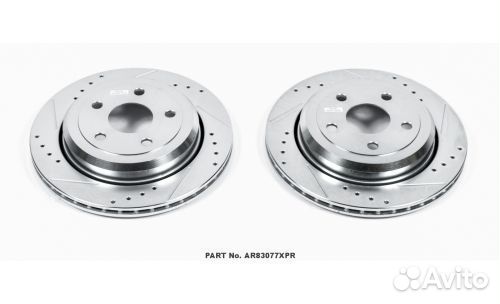 Диски тормозные, задние перфорированные (комплект