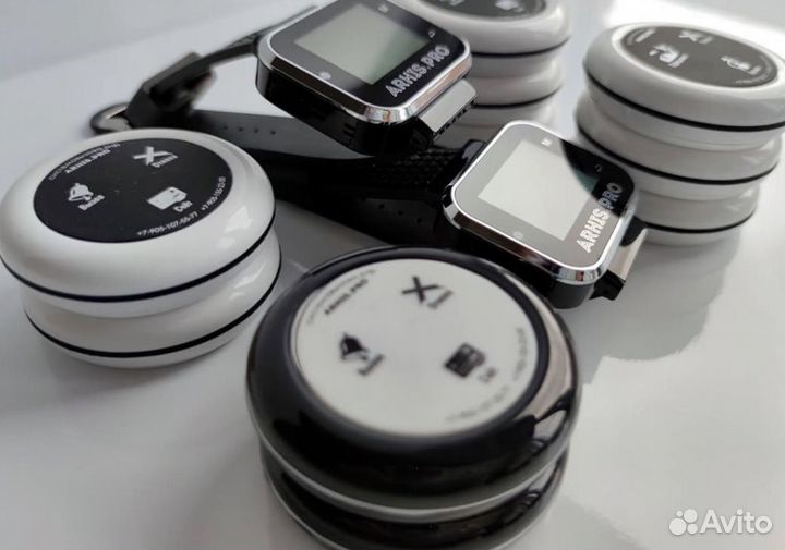 Кнопка вызова персонала, официанта, часы-пейджер