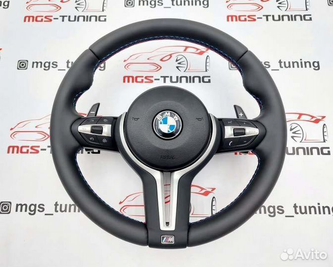 Руль BMW M + подушка бмв 2 cерия F22 стиль M2 F87