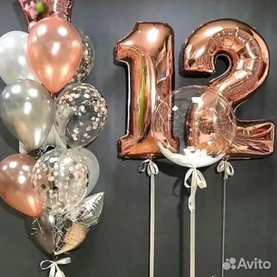 Гелиевые шары на день рождения дочери