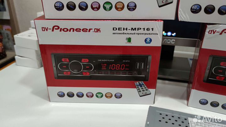 Новая магнитола MP161 Bluetooth, USB, AUX