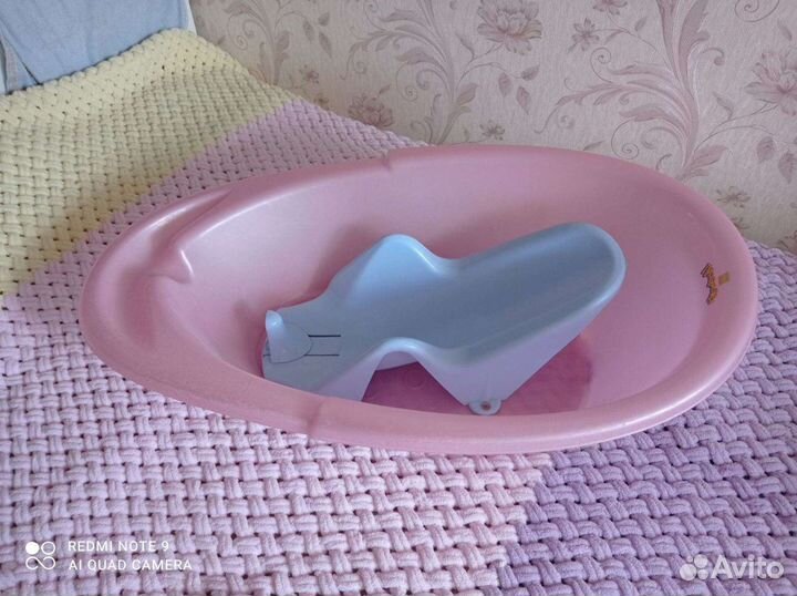 Ванночка и горка для купания