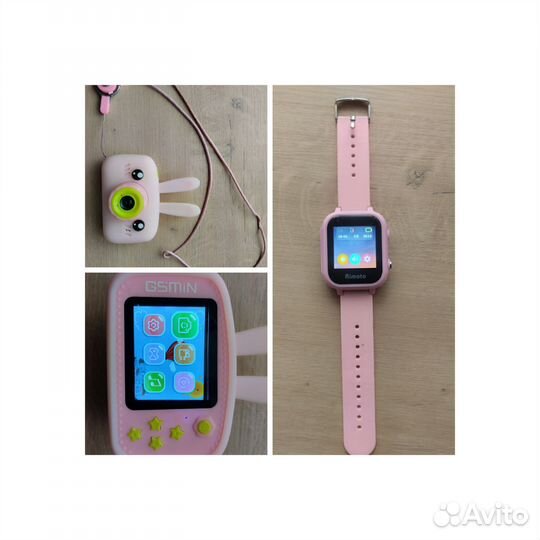 Детский фотоаппарат и часы Aimoto