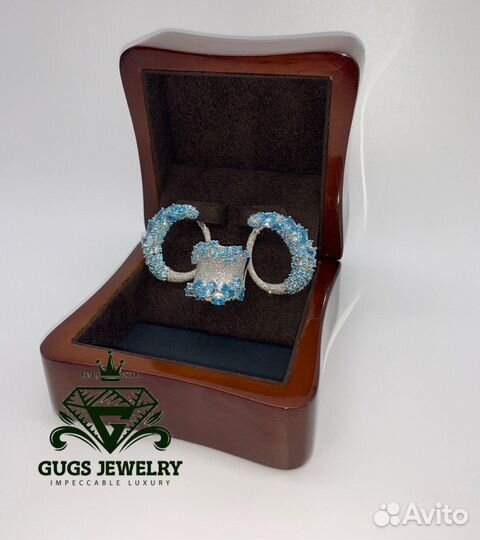 Серьги Кольцо из золота с бриллианта Stefan Hafner