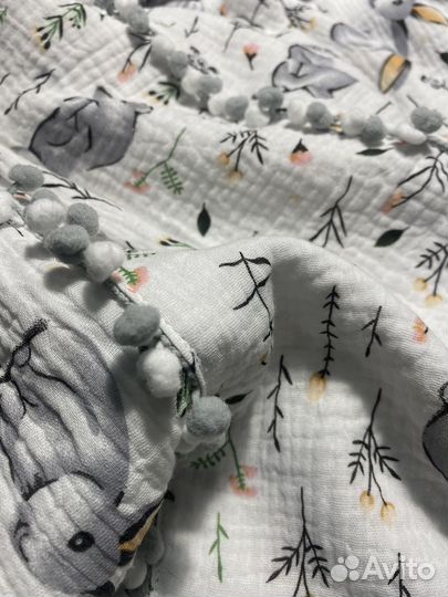 Детский плед из муслина