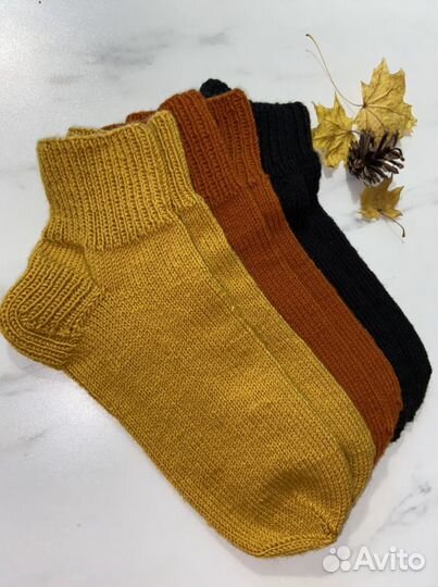 Вязаные носочки