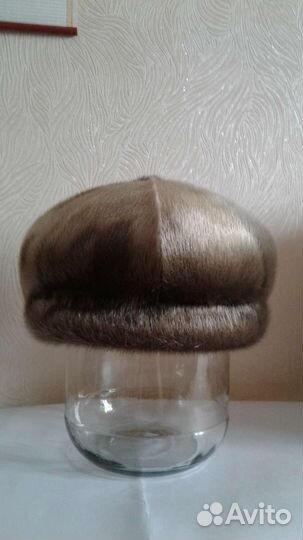 Меховая мужская кепка