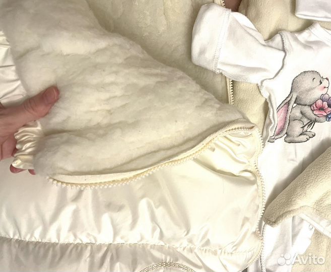 Зимний конверт на выписку