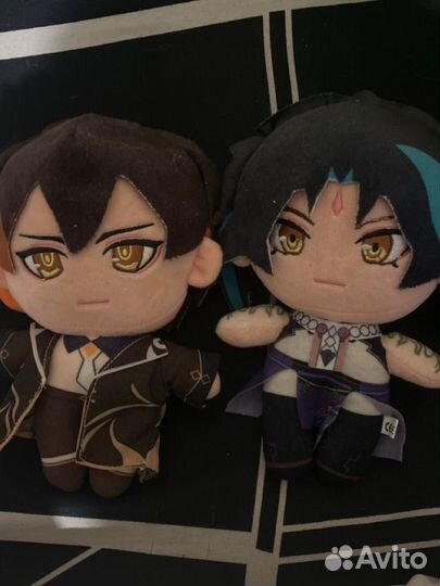 Плюш геншин импакт счо и чжун ли