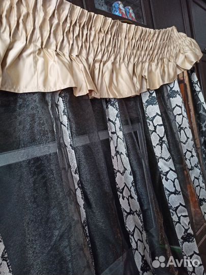 Тюль с ламбрекеном