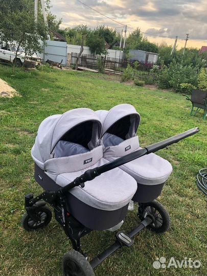 Коляска для двойни 2 в 1