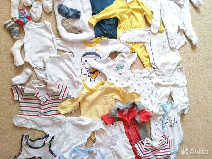 Вещи пакетом на мальчика 1-3 месяца