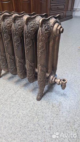 Чугунные батареи ретро с художественным литьем