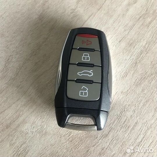 Чехол на ключ Haval Dargo, Jolion, F7, F7x metall Blue