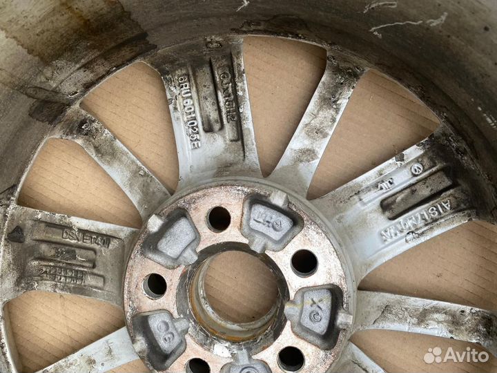 Литой диск R15 VW Polo 6 RUS c 20г.в. оригинал