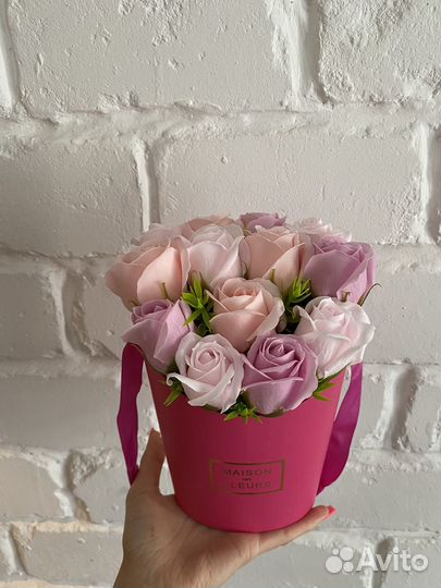 Букеты из мыльных роз, любых размеров