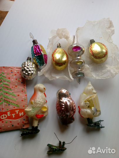 Елочные игрушки СССР