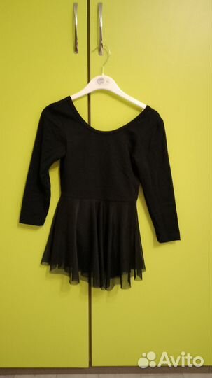 Купальник для танцев черный