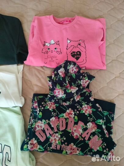 Толстовки для девочки 10-12 лет