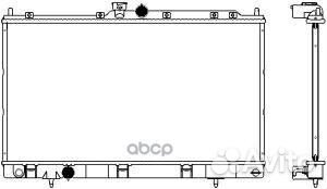 Радиатор сист. охл. mitsubishi lancer 1.6 2003