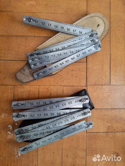 Метр металлический 1 м