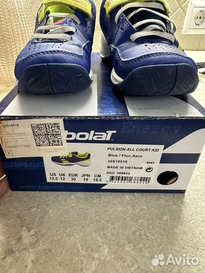 Детские кроссовки для тенниса babolat для мальчика