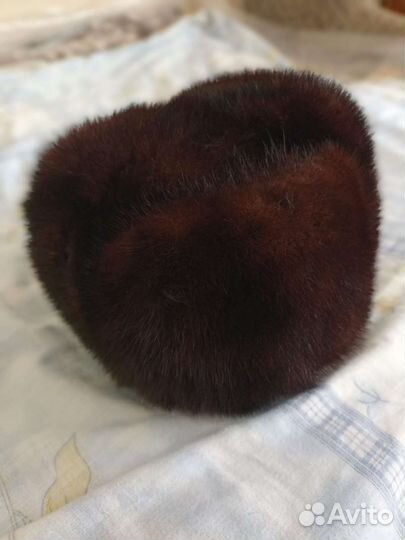 Норковая шапка мужская размер 57