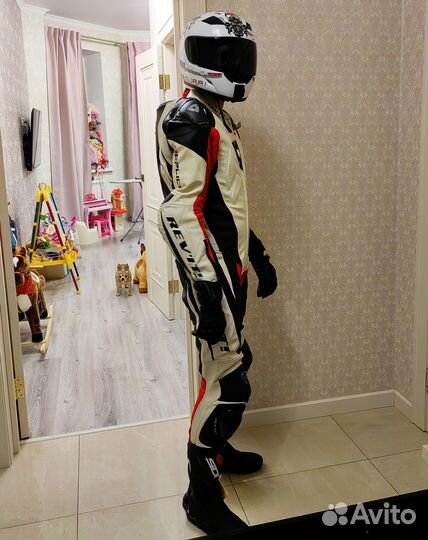 Цельный мотокомбинезон Revit р.48