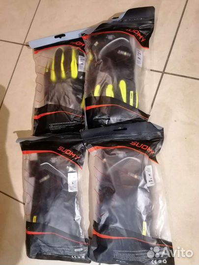 Мотоперчатки короткие с защитой