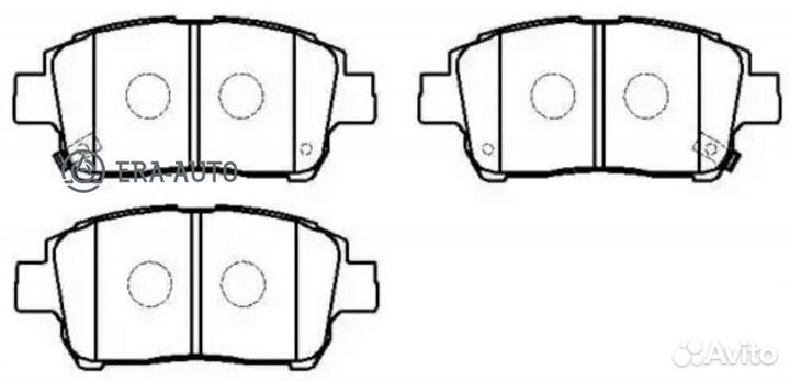 HSB HP5019 Колодки торм