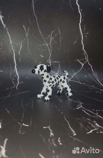 Амигуруми из бисера, далматинец 